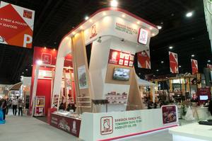 1 Bangkok Ranch exhibition stand at THAIFEX 2017 by Fret Free Productions