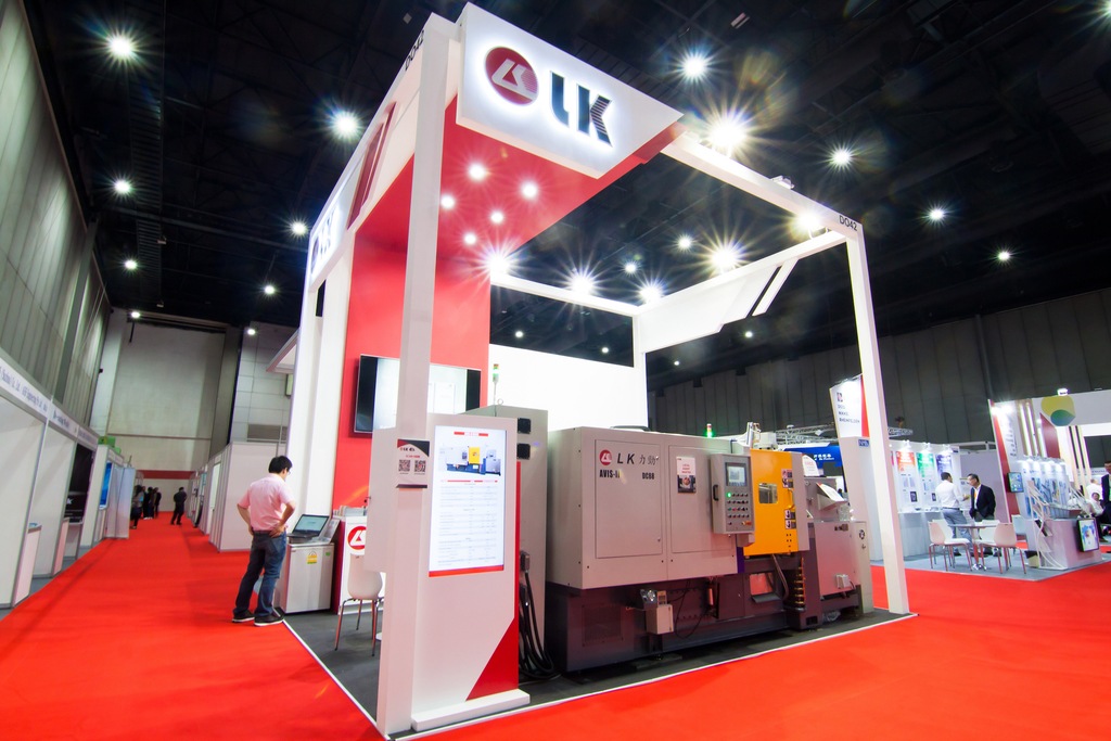 LK Machinery Exhibition Booth Metal AP Thailand