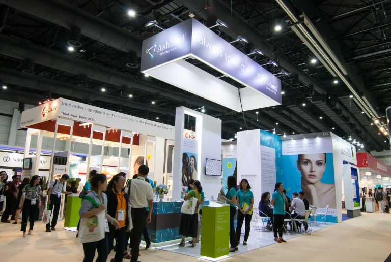 Ashland at In-cosmetics Asia - Stand design and build by Fret Free Productions