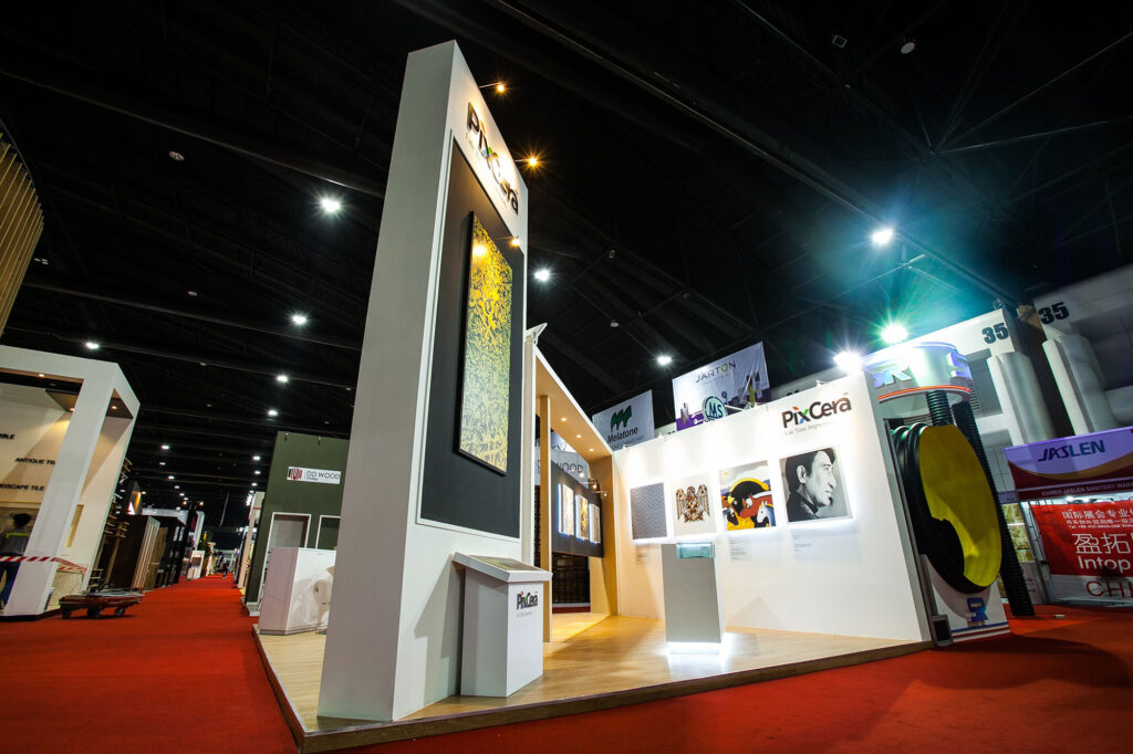 Pixcera Display at Architect Expo Trade Show booth at BITEC Bangkok