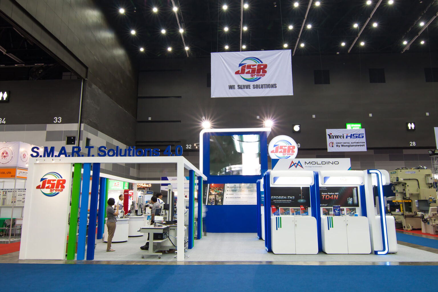 JSR Thailand at Intermach Asia Exhibition booth at BITEC Bangkok
