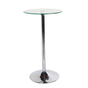 Round Glass Top Bar Table