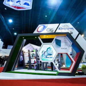 2 C.I.Group exhibition stand at ASA 2017 by Fret Free Productions